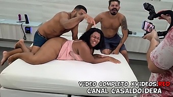 Brazilian Black Teenager Gets Fucked By Stepbrothers