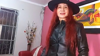 Stunning Milf Transforms Into An Enticing Halloween Witch