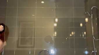 My Step-Sister Showers And Then Eats My Ass For The First Time